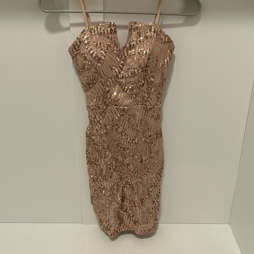Sequin cocktail dress